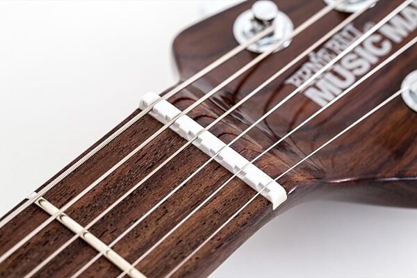 open zoom image for Ernie Ball Music Man St. Vincent Signature Electric Guitar (with Case), Black Nut