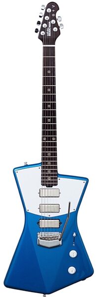 open zoom image for Ernie Ball Music Man St. Vincent Signature Electric Guitar (with Case), Blue