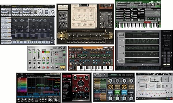 open zoom image for Sugar Bytes Sugar Bundle Plug-in Software, Digital Download, Screenshot Front