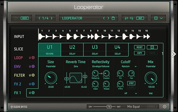 open zoom image for Sugar Bytes Looperator Software, Digital Download, Screenshot Front