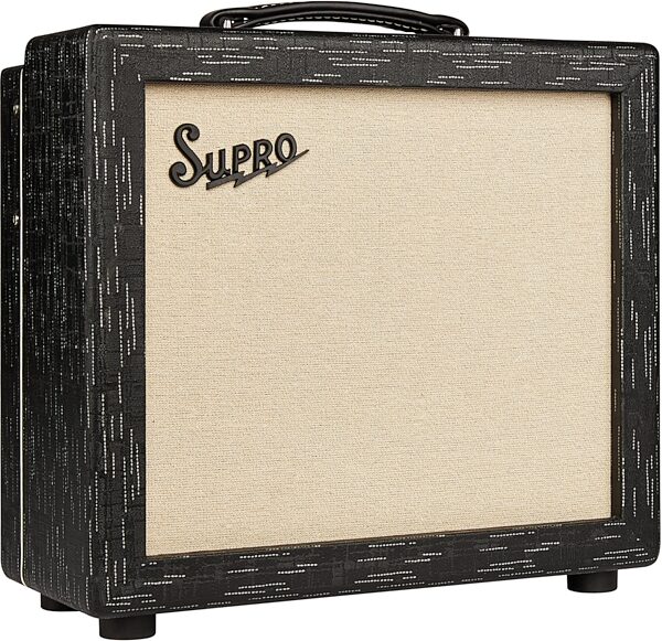 open zoom image for Supro Amulet Electric Guitar Combo Amplifier (15 Watts, 1x10"), New, Action Position Back