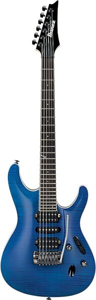 open zoom image for Ibanez SV5470F Prestige Flame Top Electric Guitar (With Case), Natural Blue