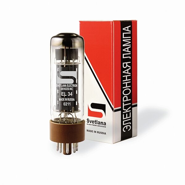 open zoom image for Svetlana Russian EL34 Power Amplifier Tube, New, Main