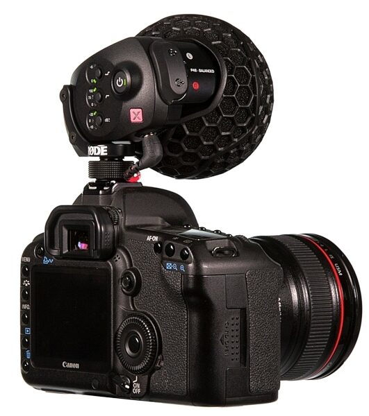 open zoom image for Rode SVMX Stereo Video Mic-X Broadcast Stereo Microphone, Back