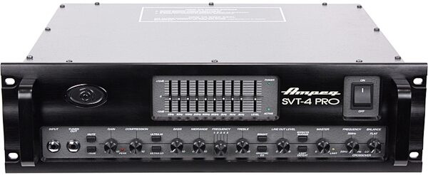 open zoom image for Ampeg SVT-4PRO Bass Amplifier Head (1200 Watts), New, Front