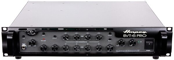 open zoom image for Ampeg SVT6PRO Rackmount Bass Amplifier Head (1100 Watts), Front