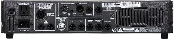open zoom image for Ampeg SVT6PRO Rackmount Bass Amplifier Head (1100 Watts), Rear