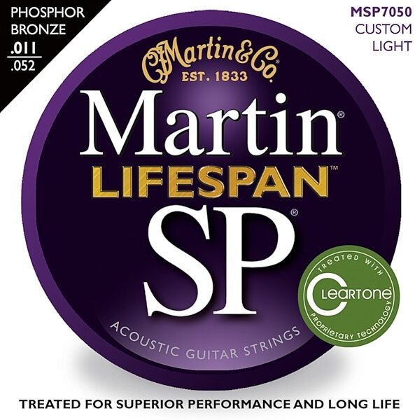 open zoom image for Martin SP Lifespan Phosphor Bronze Acoustic Guitar Strings, MSP7050