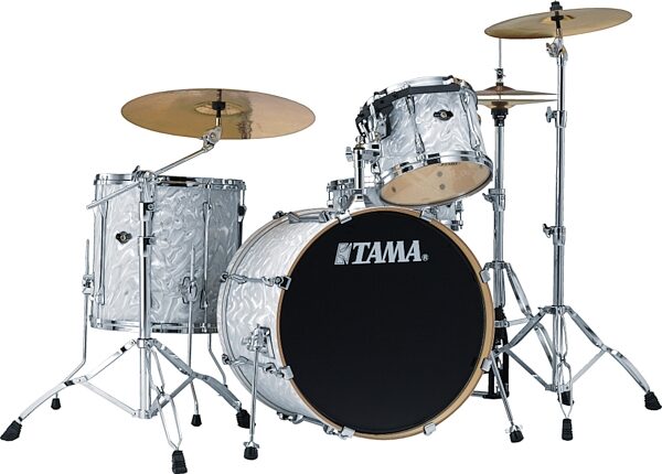 open zoom image for Tama SX42 Superstar EFX 4-Piece Drum Kit, White Satin Haze
