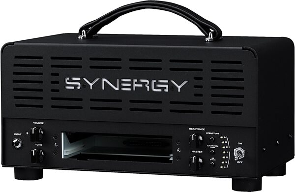 open zoom image for Synergy SYN-20IR All-Tube Modular Guitar Amplifier Head with IR and MIDI 2.0, Open Box (Like New), Action Position Back