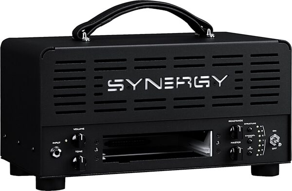 open zoom image for Synergy SYN-20IR All-Tube Modular Guitar Amplifier Head with IR and MIDI 2.0, Open Box (Like New), Action Position Back