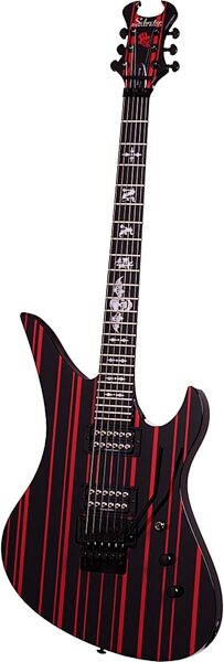 open zoom image for Schecter Synyster Custom Limited Electric Guitar, Black and Red
