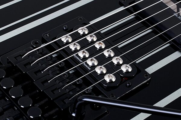 open zoom image for Schecter Synyster Gates Custom-S Electric Guitar, Floyd Closeup