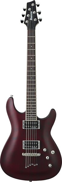 open zoom image for Ibanez SZ320MH Electric Guitar, Dark Red Stain Flat