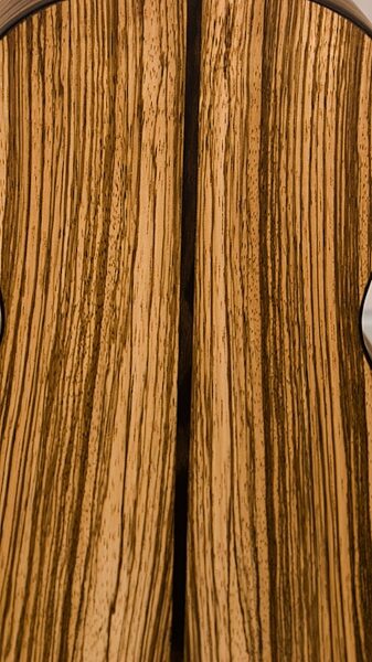 open zoom image for Lanikai SZWC Solid Zebrawood Concert Ukulele, Back