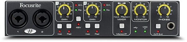 open zoom image for Focusrite Saffire 6 USB Audio Interface, Front