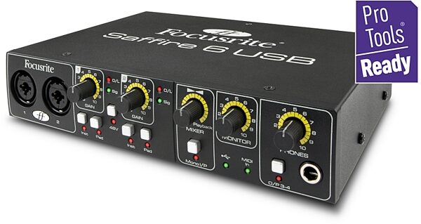 open zoom image for Focusrite Saffire 6 USB Audio Interface, Main