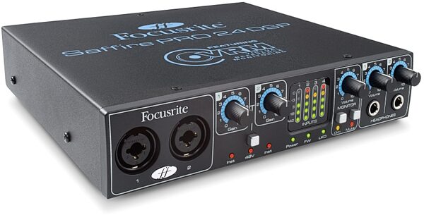 open zoom image for Focusrite Saffire Pro 24 DSP FireWire Audio Interface with VRM Technology, Left