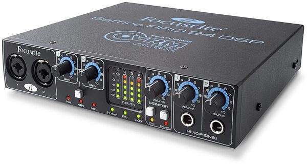 open zoom image for Focusrite Saffire Pro 24 DSP FireWire Audio Interface with VRM Technology, Right
