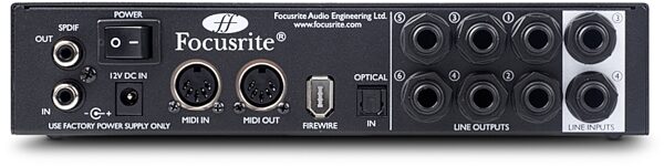open zoom image for Focusrite Saffire Pro 24 FireWire Audio Interface, GUI
