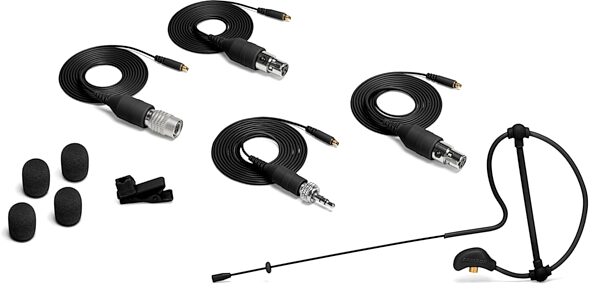 open zoom image for Samson SE50x Omnidirectional Micro Earset Microphone, Black, Cables