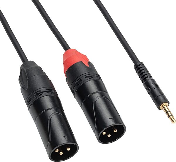 open zoom image for Samson Tourtek Pro 1/8" (3.5mm) TRS to Dual XLR Male Breakout Cable, 3 foot, TPADXM83, Action Position Back