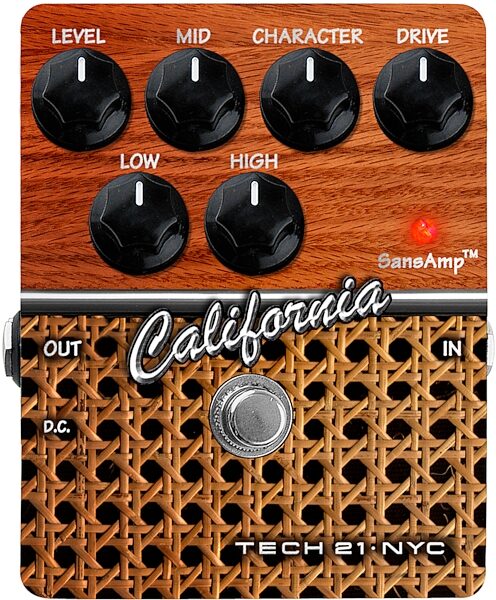 open zoom image for Tech 21 SansAmp Character Series California Amp Pedal, Main