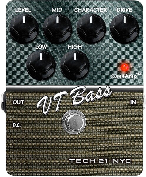 open zoom image for Tech 21 SansAmp Character Series VT Bass Amp Pedal, Main