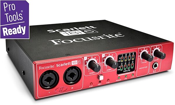 open zoom image for Focusrite Scarlett 18i6 USB Audio Interface, Main