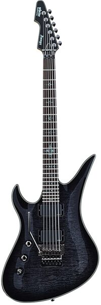 open zoom image for Schecter Damien Elite Avenger-FR Left-Handed Electric Guitar with Floyd Rose, See-Thru Black