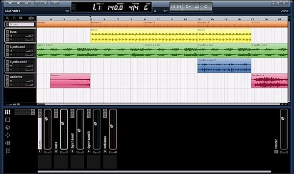 open zoom image for Steinberg Sequel Music Creation and Performance Software (Macintosh and Windows), Screenshot 1