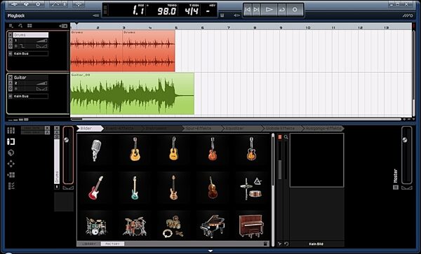 open zoom image for Steinberg Sequel Music Creation and Performance Software (Macintosh and Windows), Screenshot 3