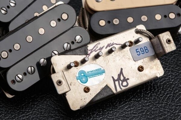 open zoom image for Seymour Duncan SH-1 '59 50th Anniversary Pickup Set, Black, In Use