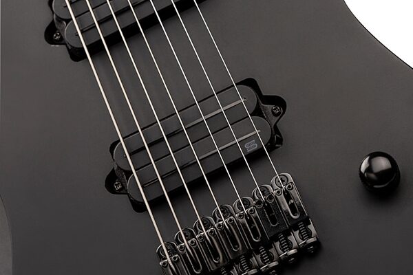 open zoom image for Seymour Duncan Wes Hauch Jupiter 6 Black Rail Pickup Set, New, Action Position Back