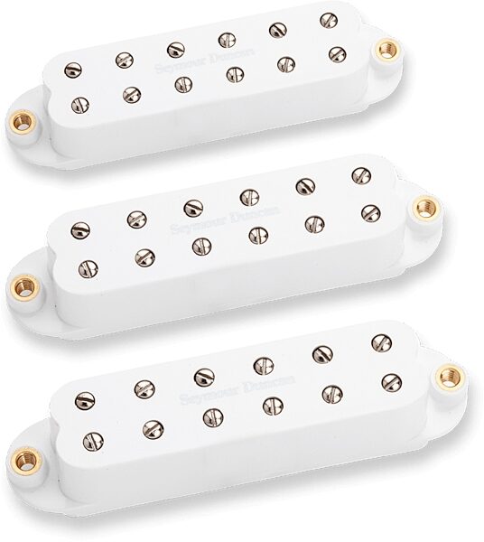 open zoom image for Seymour Duncan Little 78 Stratocaster Pickup Set, White, Action Position Front
