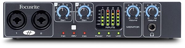 open zoom image for Focusrite Saffire Pro 24 FireWire Audio Interface, Front