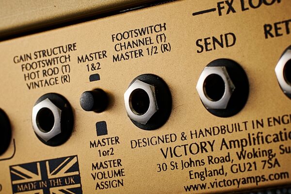 open zoom image for Victory Super Sheriff 100H Guitar Amplifier Head (100 Watts), New, Action Position Back