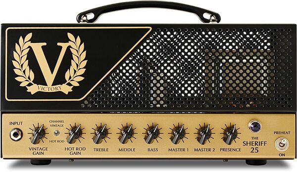 open zoom image for Victory Sheriff 25H Guitar Amplifier Head, Metal Chassis (25 Watts), New, Action Position Back