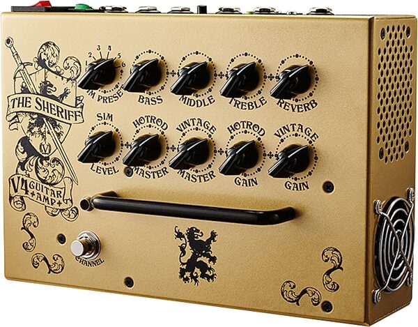 open zoom image for Victory V4 The Sheriff Pedalboard Amp with Two Notes Cab Sim, New, Action Position Back