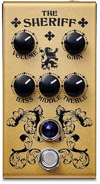 open zoom image for Victory V1 The Sheriff Preamp Pedal, New, Top