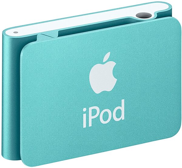 open zoom image for Apple iPod Shuffle Portable Music Player, Blue Back