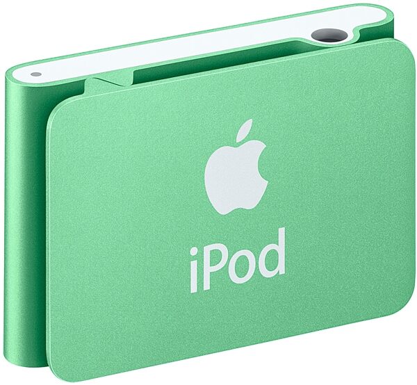 open zoom image for Apple iPod Shuffle Portable Music Player, Green Back