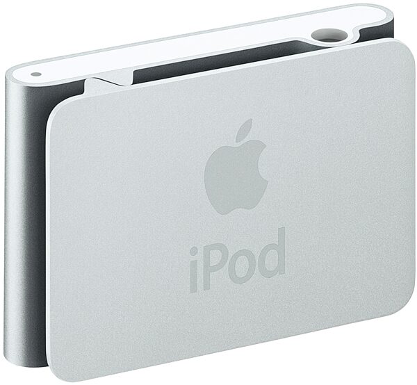 open zoom image for Apple iPod Shuffle Portable Music Player, Silver Back