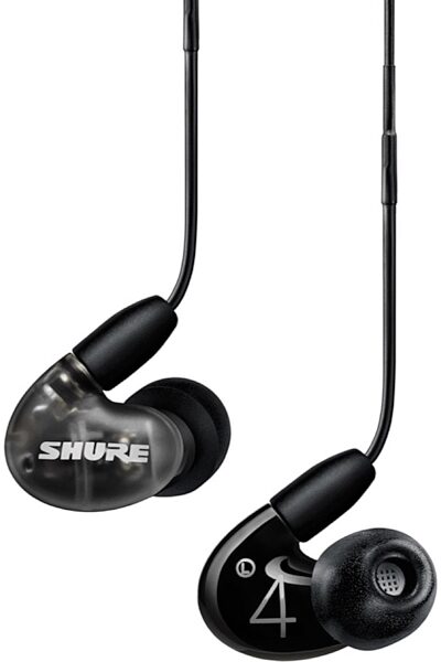 open zoom image for Shure AONIC 4 Sound Isolating Earphones, Black, SE42HYBK+UNI, Open Box (Very Good), Main