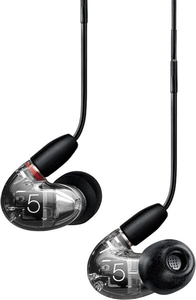 open zoom image for Shure AONIC 5 Sound Isolating Earphones, Clear, SE53BACL+UNI, Open Box (Very Good), Main