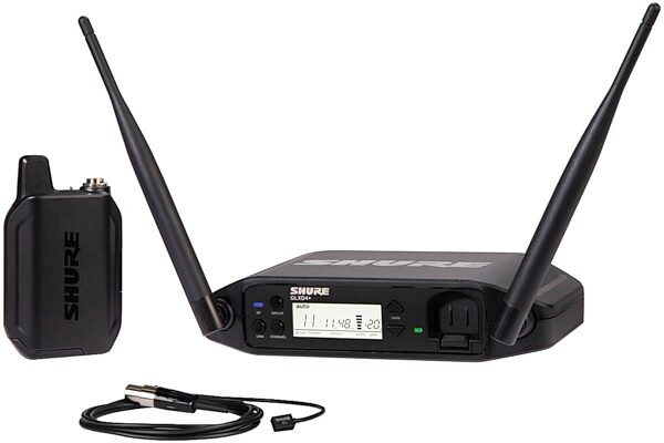 open zoom image for Shure GLXD14+ / WL93 Digital Lavalier Wireless System, Band Z3 (2.4/5.8 GHz), Main