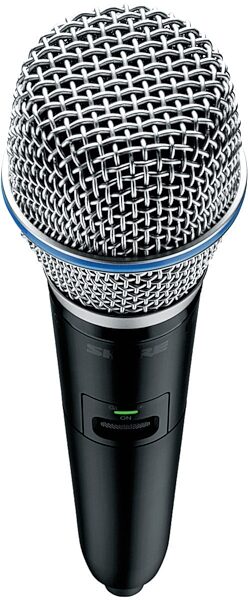 open zoom image for Shure GLXD24R+/B87A Handheld Wireless Beta 87a Microphone System, Band Z3 (2.4/5.8 GHz), Open Box (Like New), View