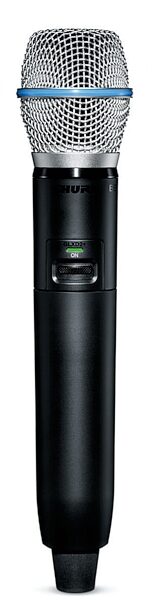 open zoom image for Shure GLXD24R+/B87A Handheld Wireless Beta 87a Microphone System, Band Z3 (2.4/5.8 GHz), Open Box (Like New), View