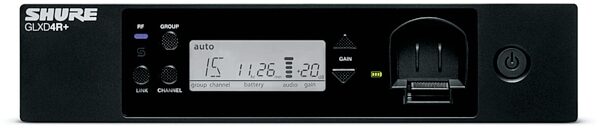 open zoom image for Shure GLXD24R+/B87A Handheld Wireless Beta 87a Microphone System, Band Z3 (2.4/5.8 GHz), Open Box (Like New), View