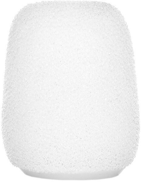 open zoom image for Shure RK514WS Foam Windscreen for MX Microphones, White, Main